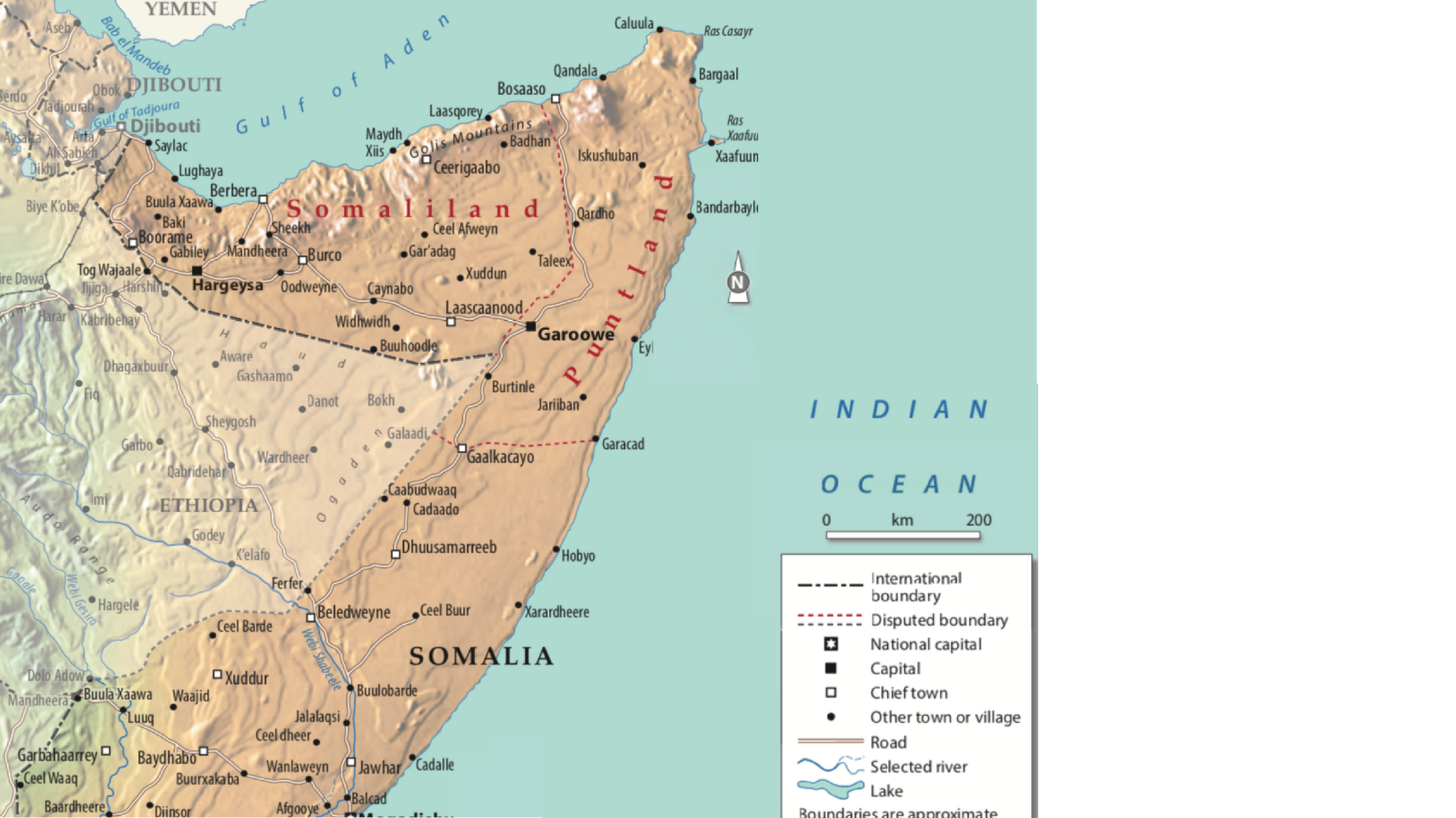Map of Somaliland - OpenStreetMap
