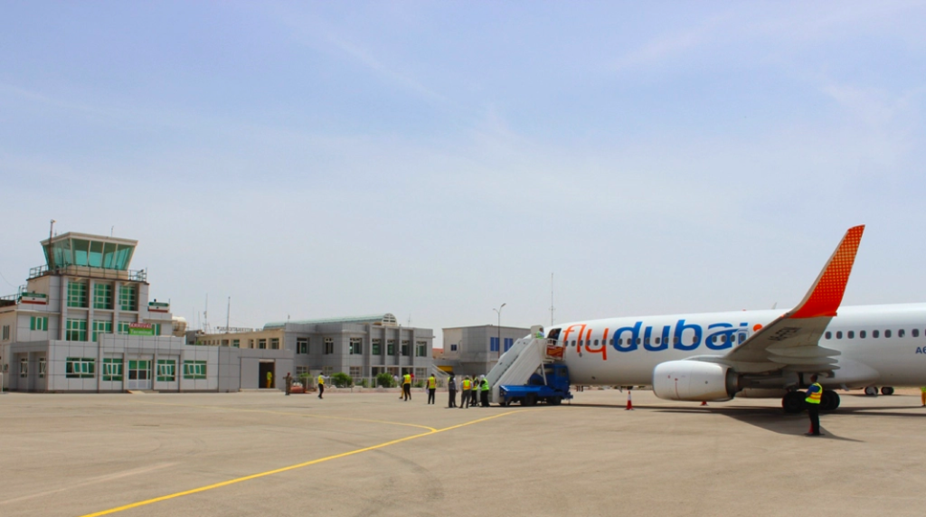 Hargeisa-Airport-FlyDubai-Plane